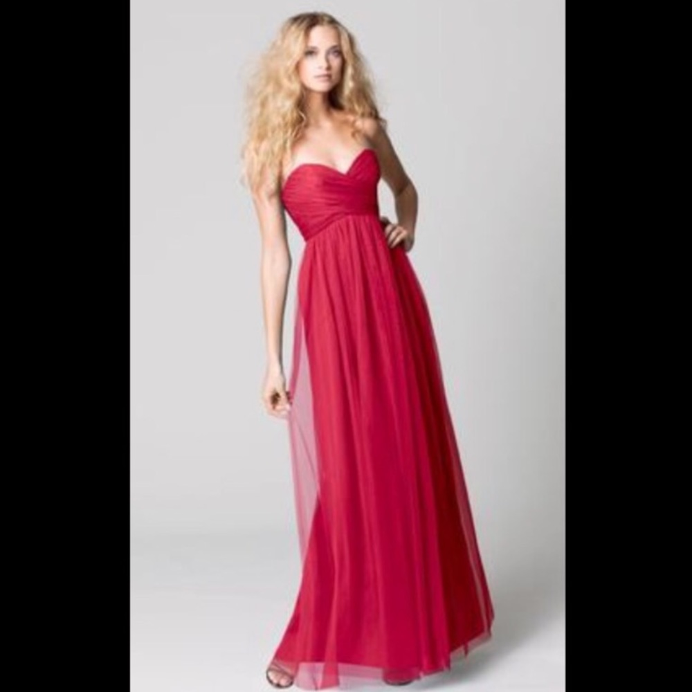 Convertible Red Bridesmaid or Prom Dress
